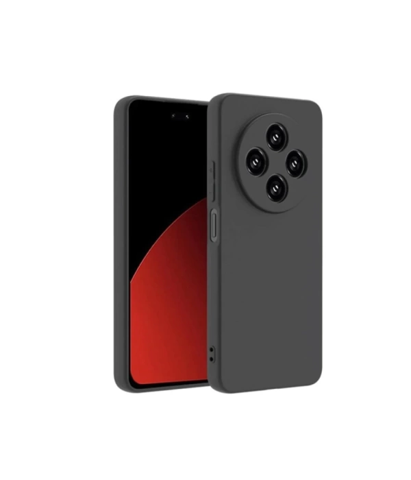 Newface Xiaomi Redmi 14C Kılıf Nano içi Kadife Silikon - Siyah