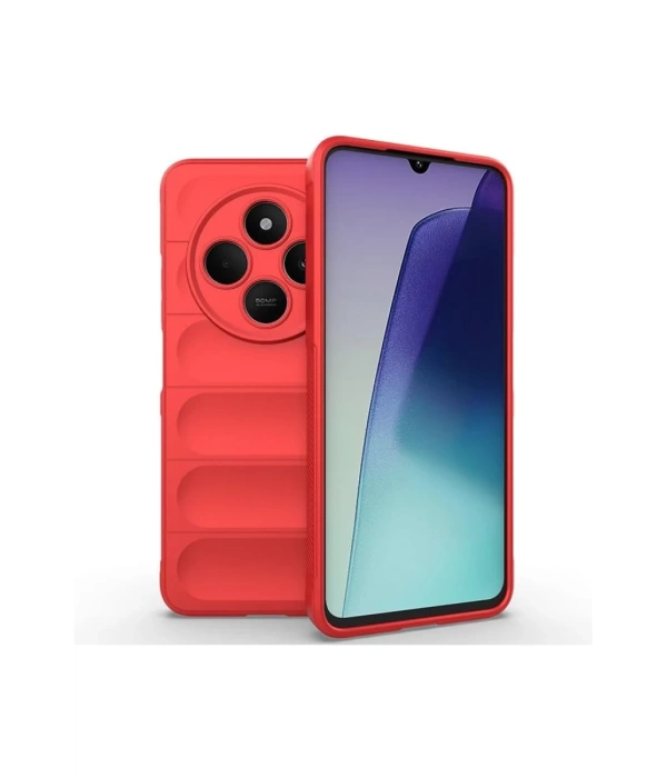 Newface Xiaomi Redmi 14C Kılıf Optimum Silikon - Kırmızı