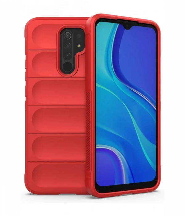 Newface Xiaomi Redmi 9 Kılıf Optimum Silikon - Kırmızı
