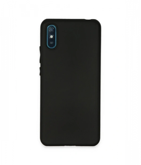 Newface Xiaomi Redmi 9A Kılıf First Silikon - Siyah