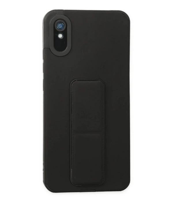 Newface Xiaomi Redmi 9A Kılıf Mega Standlı Silikon