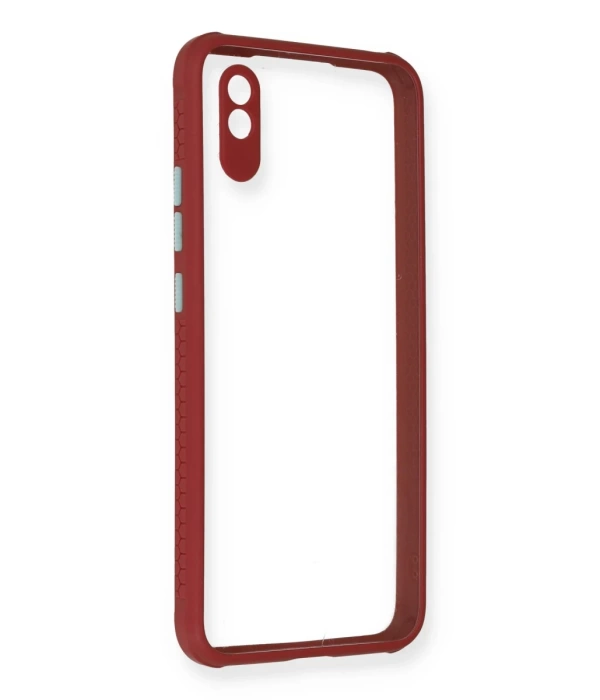Newface Xiaomi Redmi 9A Kılıf Miami Şeffaf Silikon