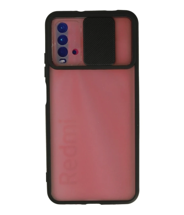 Newface Xiaomi Redmi 9T Kılıf Palm Buzlu Kamera Sürgülü Silikon