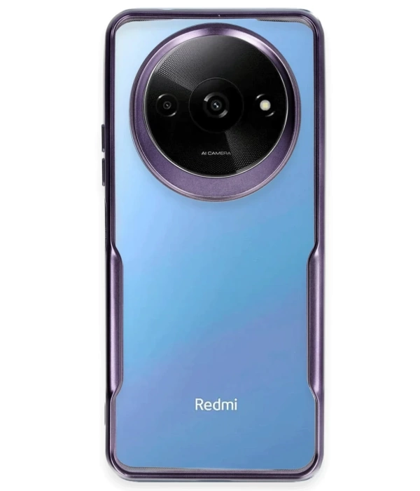 Newface Xiaomi Redmi A3 4G Kılıf Boyi Silikon Kapak - Derin Mor