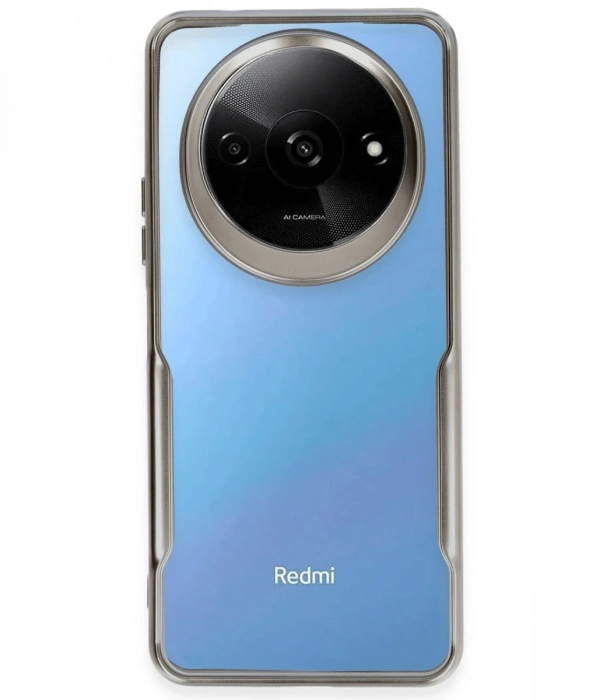 Newface Xiaomi Redmi A3 4G Kılıf Boyi Silikon Kapak - Titan Gri