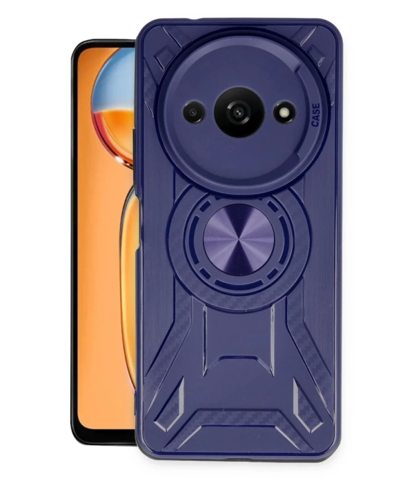 Newface Xiaomi Redmi A3 4G Kılıf Lincoln Silikon - Lacivert
