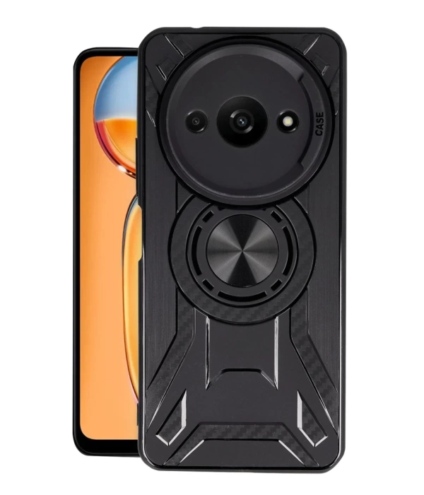 Newface Xiaomi Redmi A3 4G Kılıf Lincoln Silikon - Siyah