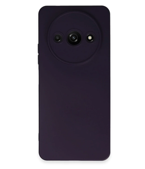 Newface Xiaomi Redmi A3 4G Kılıf Nano içi Kadife Silikon - Mor