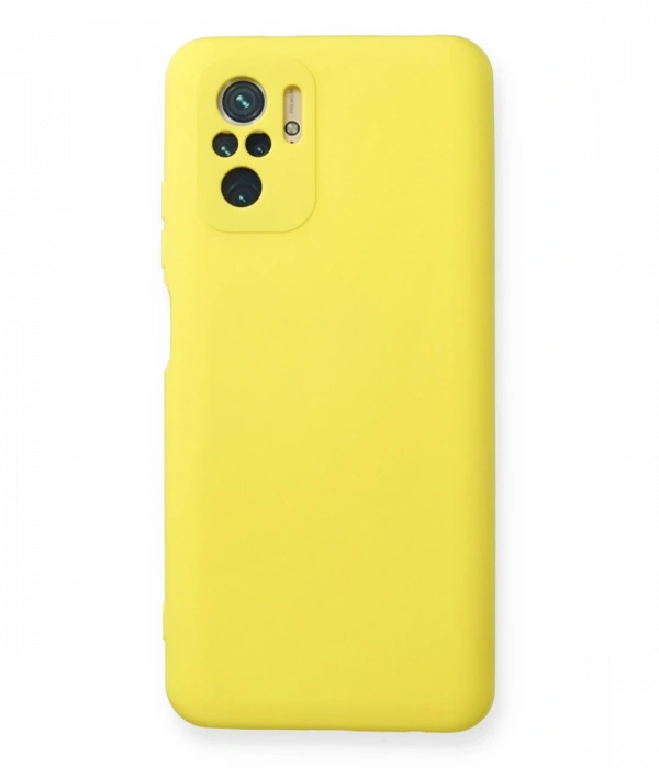 Newface Xiaomi Redmi Note 10 Kılıf Nano içi Kadife Silikon