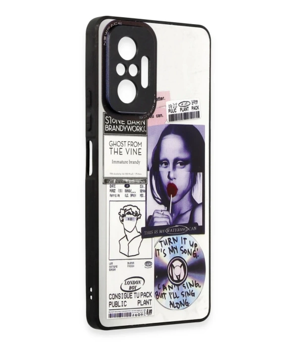 Newface Xiaomi Redmi Note 10 Pro Kılıf Mirror Desenli Kapak