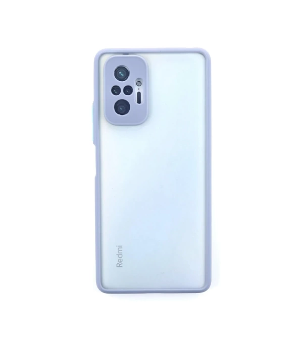 Newface Xiaomi Redmi Note 10 Pro Kılıf Montreal Silikon Kapak - Gri