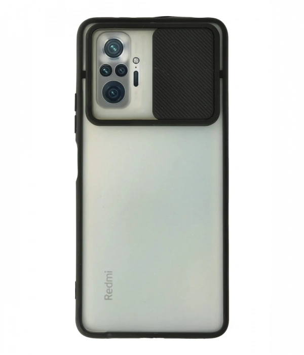 Newface Xiaomi Redmi Note 10 Pro Kılıf Palm Buzlu Kamera Sürgülü Silikon