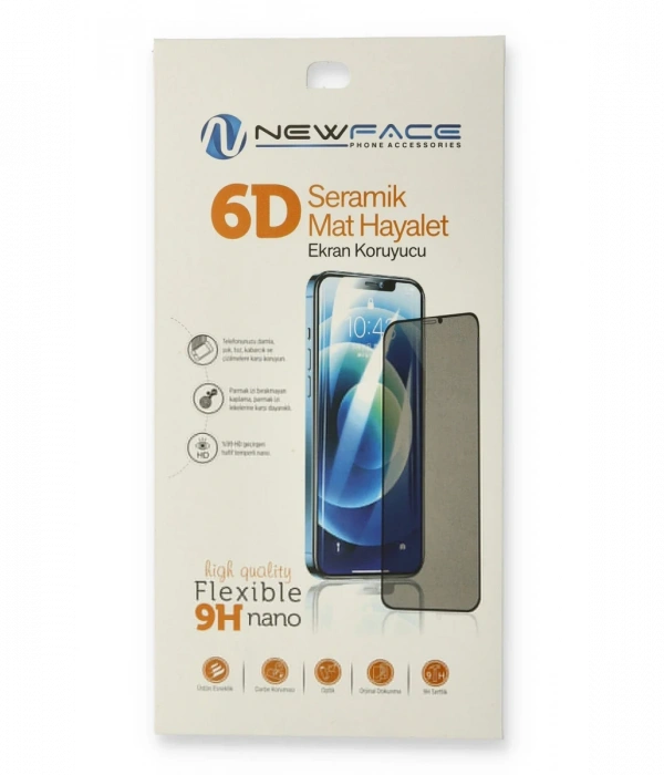Newface Xiaomi Redmi Note 11 6D Mat Seramik Hayalet Nano Ekran Koruyucu