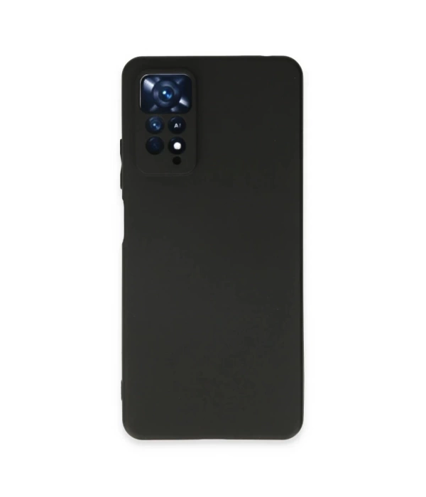 Newface Xiaomi Redmi Note 11 Kılıf First Silikon - Siyah