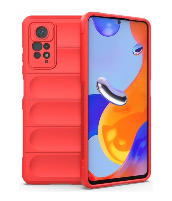 Newface Xiaomi Redmi Note 11 Pro Kılıf Optimum Silikon - Kırmızı