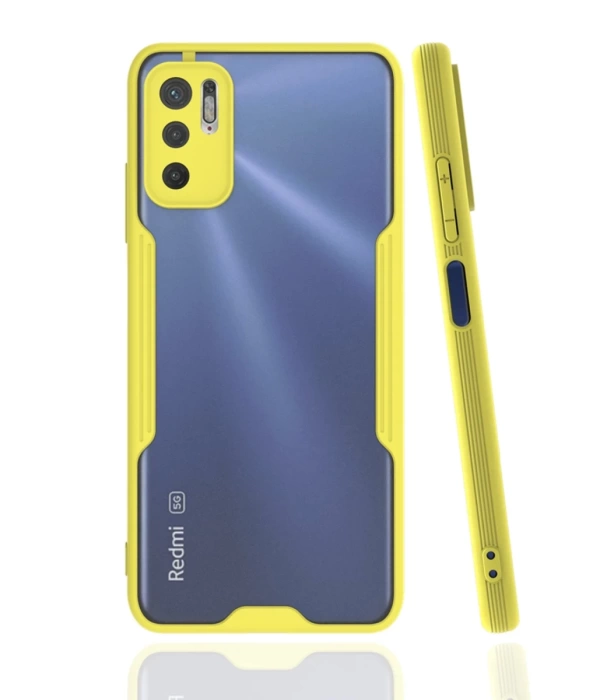 Newface Xiaomi Redmi Note 11 SE Kılıf Platin Silikon - Sarı