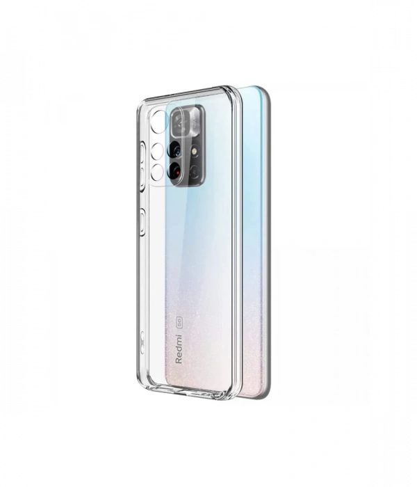 Newface Xiaomi Redmi Note 11T Kılıf Lüx Şeffaf Silikon