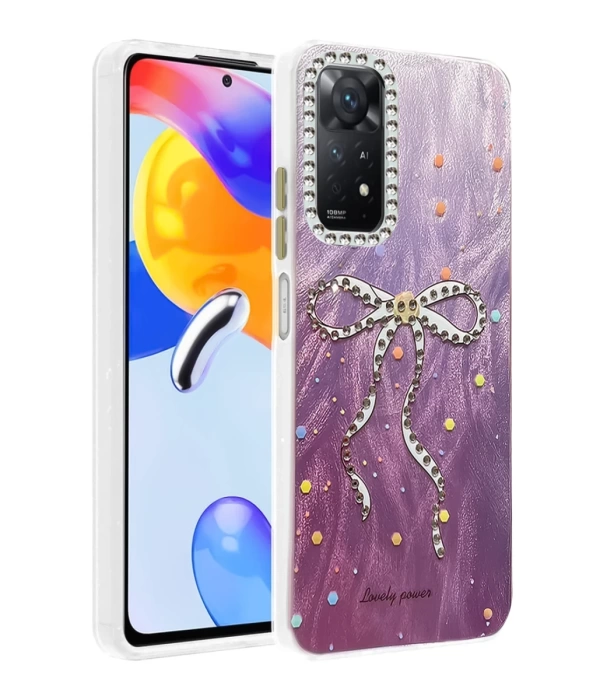 Newface Xiaomi Redmi Note 12 Pro 4G Kılıf Blade Aynalı Desenli Kapak