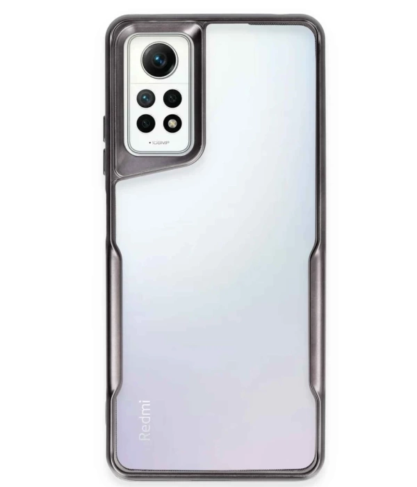 Newface Xiaomi Redmi Note 12 Pro 4G Kılıf Boyi Silikon Kapak - Siyah