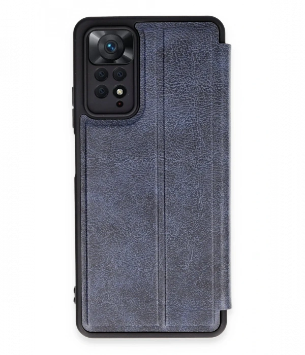 Newface Xiaomi Redmi Note 12 Pro 4G Kılıf Flip Cover - Lacivert