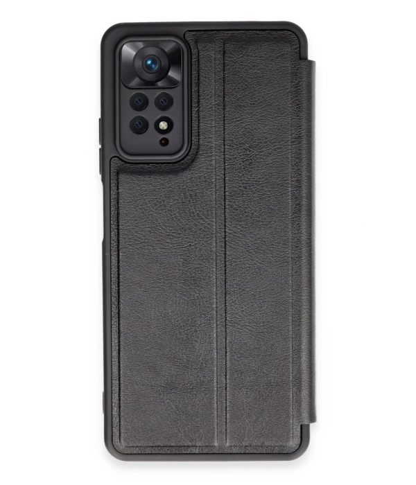 Newface Xiaomi Redmi Note 12 Pro 4G Kılıf Flip Cover - Siyah