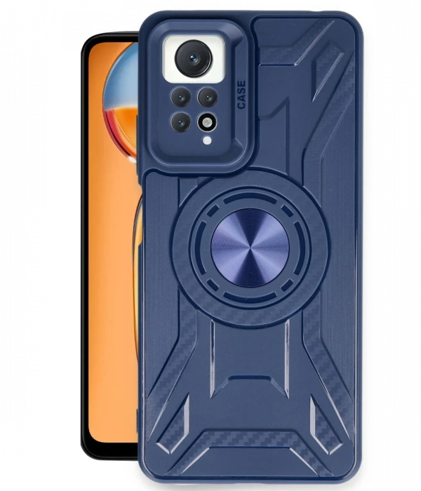 Newface Xiaomi Redmi Note 12 Pro 4G Kılıf Lincoln Silikon - Lacivert
