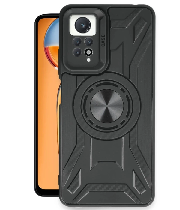 Newface Xiaomi Redmi Note 12 Pro 4G Kılıf Lincoln Silikon - Siyah