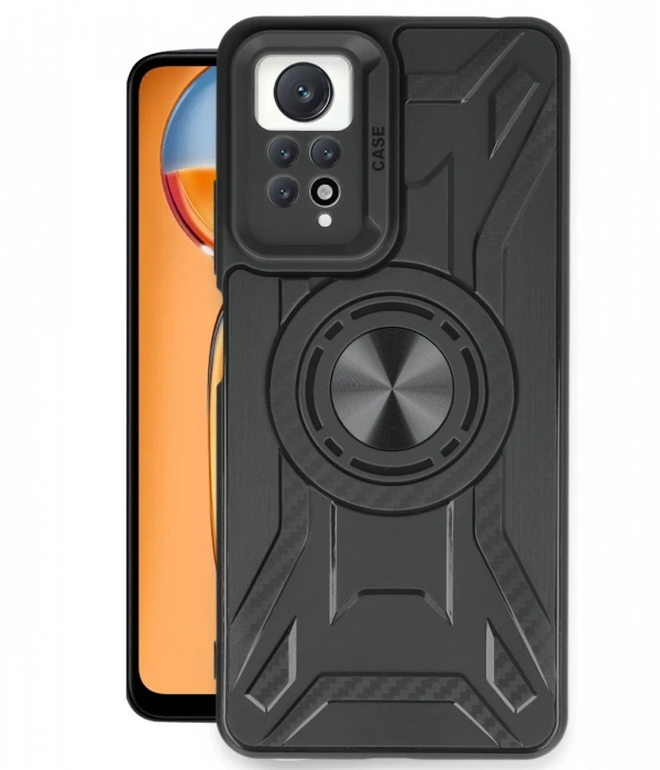 Newface Xiaomi Redmi Note 12 Pro 4G Kılıf Lincoln Silikon - Siyah