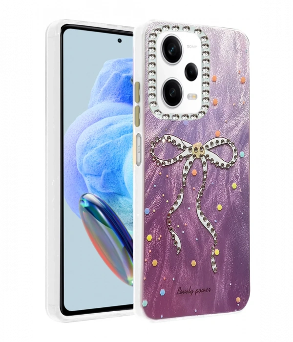 Newface Xiaomi Redmi Note 12 Pro 5G Kılıf Blade Aynalı Desenli Kapak