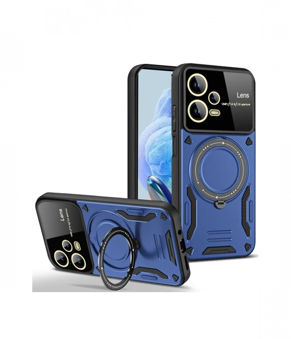 Newface Xiaomi Redmi Note 12 Pro 5G Kılıf Joy Lens Standlı Kapak