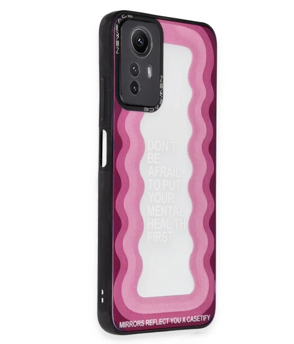Newface Xiaomi Redmi Note 12 Pro 5G Kılıf Mirror Desenli Kapak - Mirror - 11