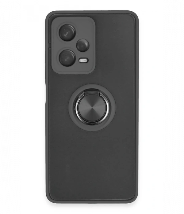 Newface Xiaomi Redmi Note 12 Pro 5G Kılıf Montreal Yüzüklü Silikon Kapak