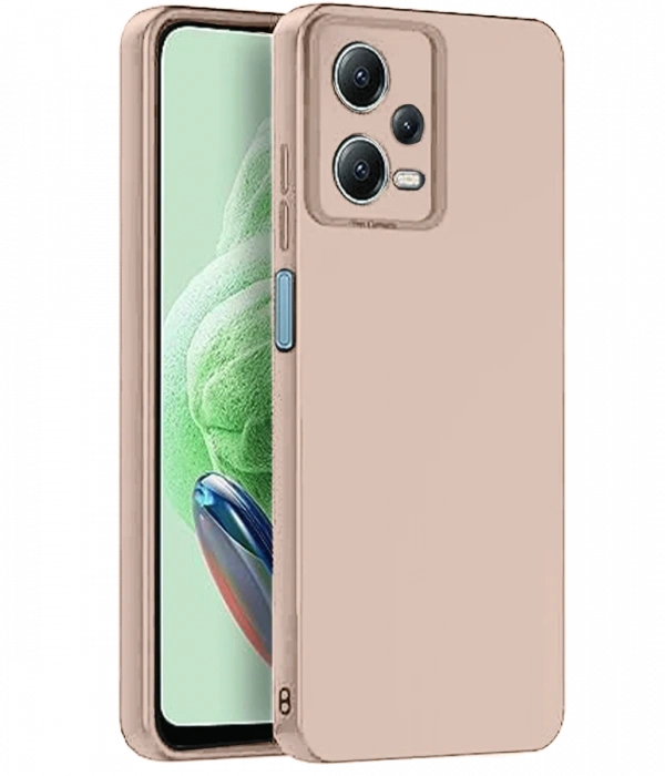 Joy Tekno Xiaomi Redmi Note 12 Pro 5G Kılıf Nano içi Kadife Silikon - Pudra