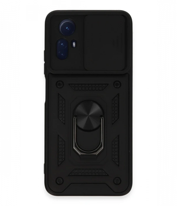 Newface Xiaomi Redmi Note 12S Kılıf Pars Lens Yüzüklü Silikon