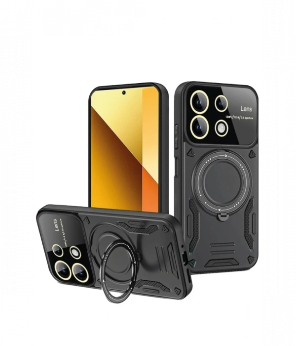 Newface Xiaomi Redmi Note 13 4G Kılıf Joy Lens Standlı Kapak