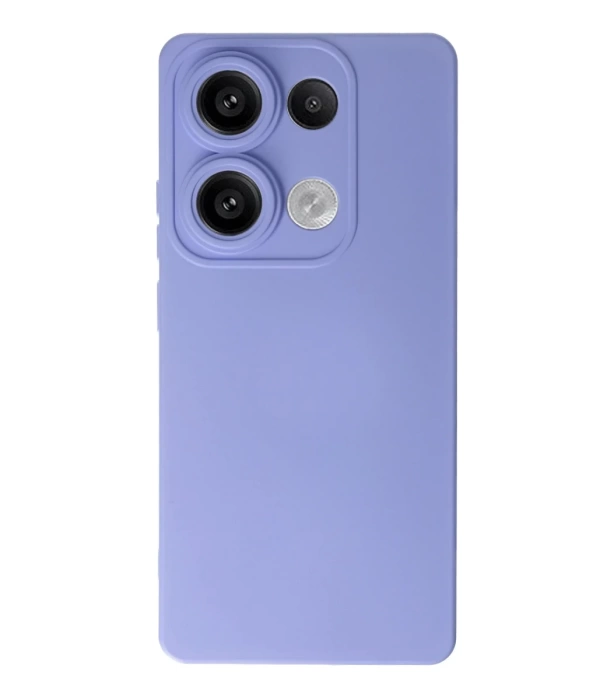 Newface Xiaomi Redmi Note 13 4G Kılıf Nano içi Kadife Silikon - Lila
