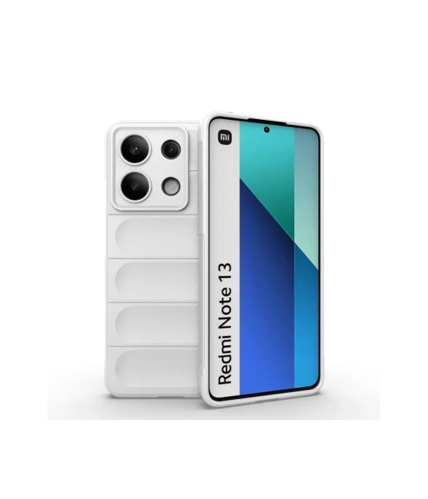 Newface Xiaomi Redmi Note 13 4G Kılıf Optimum Silikon - Krem