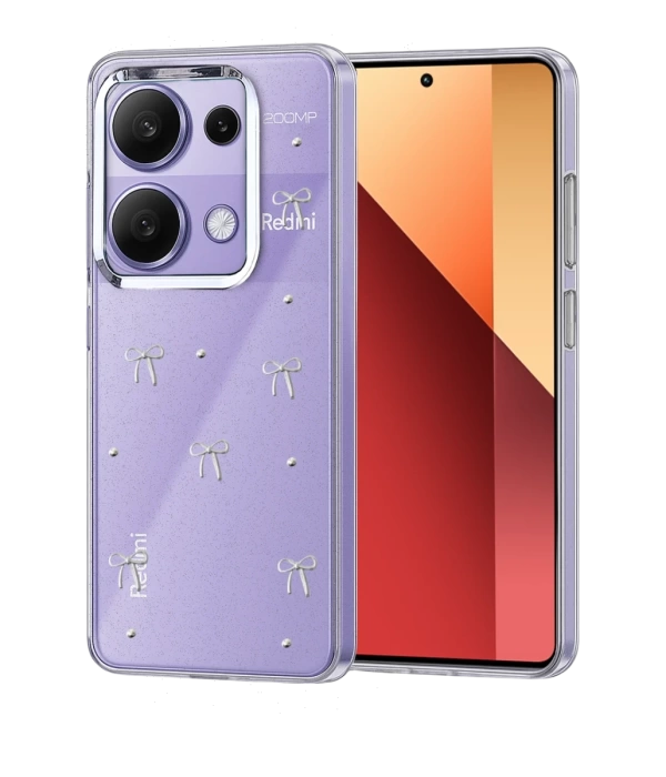 Newface Xiaomi Redmi Note 13 Pro 4G Fiyonk Desenli Kapak