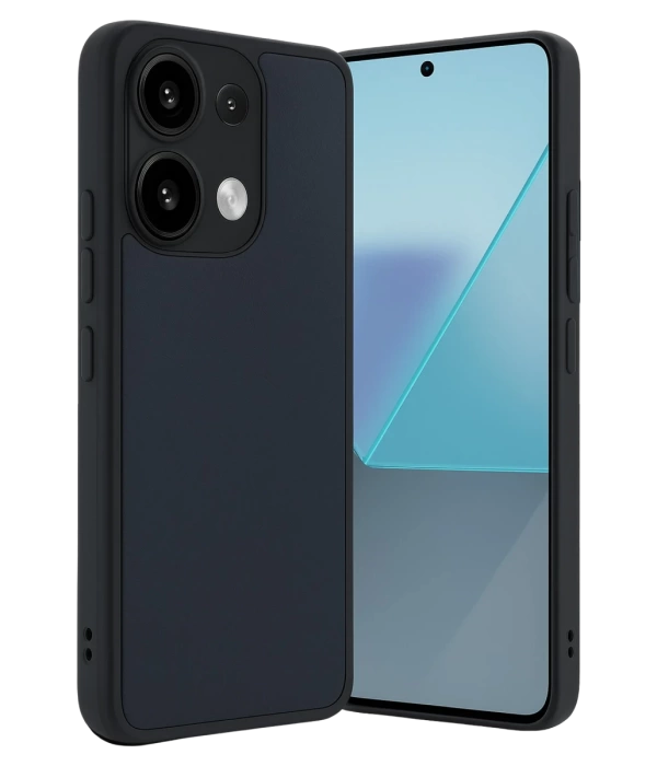 Newface Xiaomi Redmi Note 13 Pro 4G Kılıf Aras Deri Kapak - Lacivert