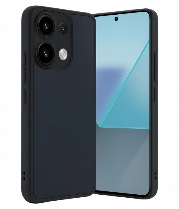 Newface Xiaomi Redmi Note 13 Pro 4G Kılıf Aras Deri Kapak - Lacivert