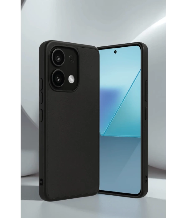Newface Xiaomi Redmi Note 13 Pro 4G Kılıf Aras Deri Kapak - Siyah