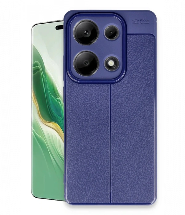 Newface Xiaomi Redmi Note 13 Pro 4G Kılıf Auto Focus Kapak - Lacivert