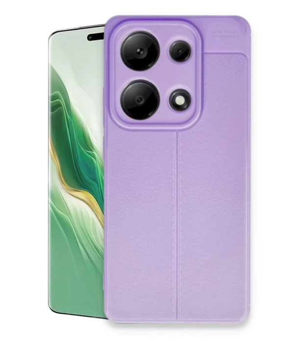 Newface Xiaomi Redmi Note 13 Pro 4G Kılıf Auto Focus Kapak - Lila