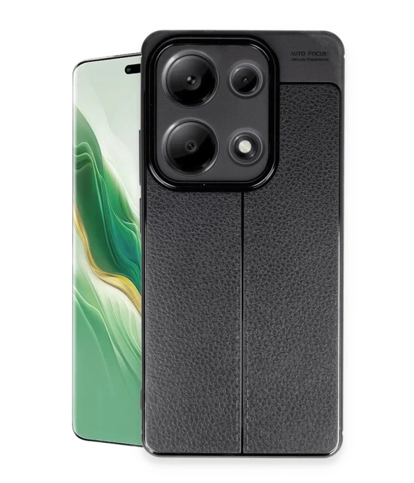 Newface Xiaomi Redmi Note 13 Pro 4G Kılıf Auto Focus Kapak - Siyah