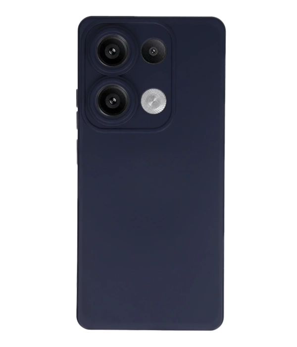 Newface Xiaomi Redmi Note 13 Pro 4G Kılıf Nano içi Kadife Silikon - Lacivert