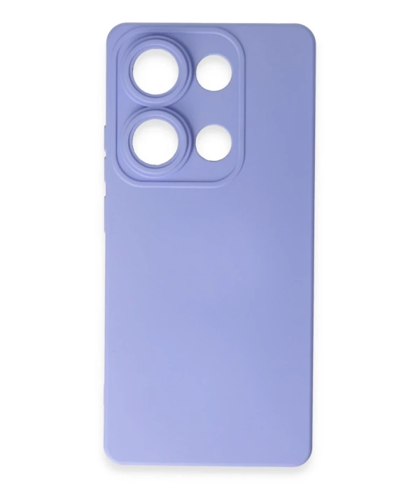 Newface Xiaomi Redmi Note 13 Pro 4G Kılıf Nano içi Kadife Silikon - Lila