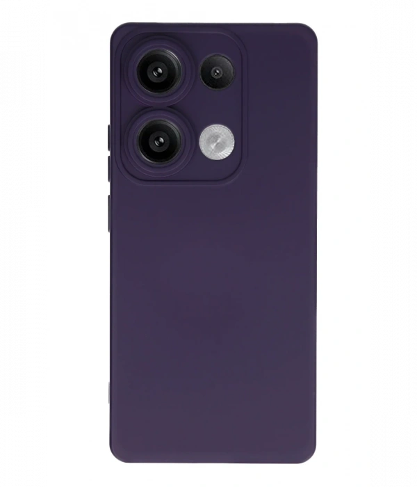 Newface Xiaomi Redmi Note 13 Pro 4G Kılıf Nano içi Kadife Silikon - Mor