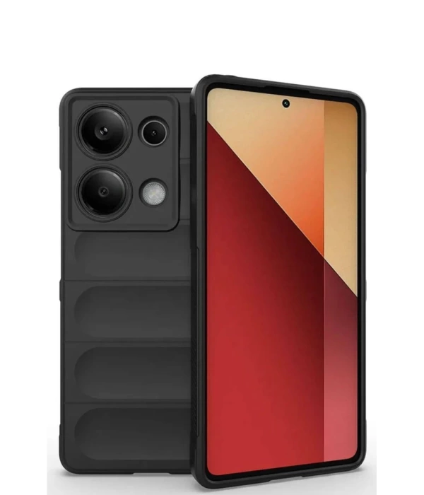 Newface Xiaomi Redmi Note 13 Pro 4G Kılıf Optimum Silikon - Siyah
