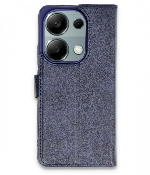 Newface Xiaomi Redmi Note 13 Pro 4G Kılıf Trend S Plus Kapaklı Kılıf - Lacivert