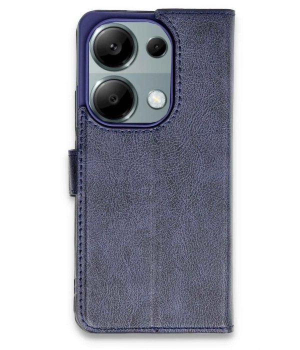 Newface Xiaomi Redmi Note 13 Pro 4G Kılıf Trend S Plus Kapaklı Kılıf - Lacivert